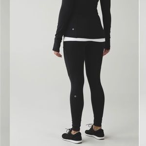 Lululemon NWT Train in the rain tights black 8 new leggings
